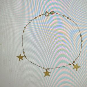 Bony Levy 14k gold star charm bracelet